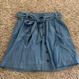 Chambray skirt